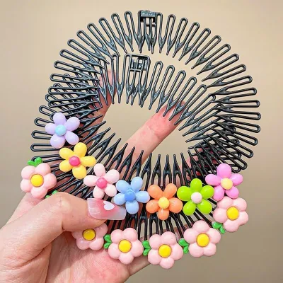 Adjustable Circle Stretch Comb Hairband (1 pc)